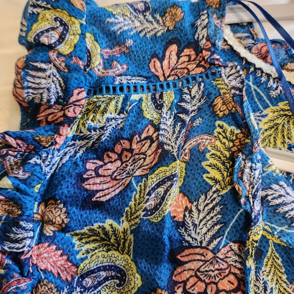 NWT Knox Rose Flutter Sleeve Flowy Floral Top Size XXL - Picture 9 of 13